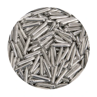 Afbeelding van BrandNewCake Sugar Rods Metallic Zilver 80gr.