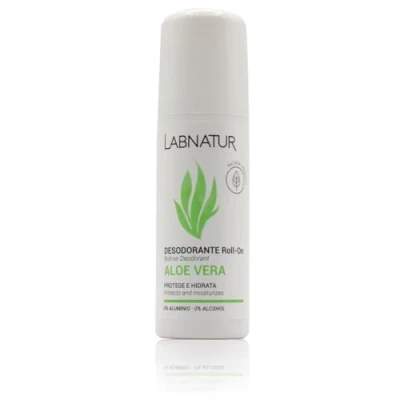 Afbeelding van Labnatur Deodorant Roller Aloe Vera Vrouwen 100% Natuurlijk Ontgeurend &amp; Hydraterend 75ml