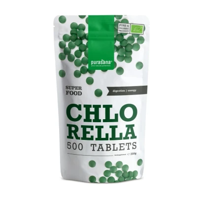 Afbeelding van Purasana Biologische Chlorella Tabletten 500TB