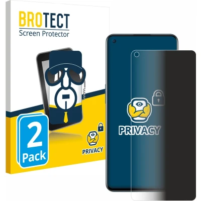 Afbeelding van BROTECT privacy screenprotector voor OnePlus 9 5G Folie Beschermfolie Blauwlichtfilter (2 Stuks)