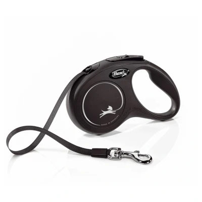 Afbeelding van Flexi Rollijn Classic Tape Zwart S 5 MTR (218152)