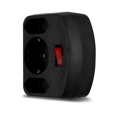 Afbeelding van REV 00135171 Stopcontactsplitter Zwart
