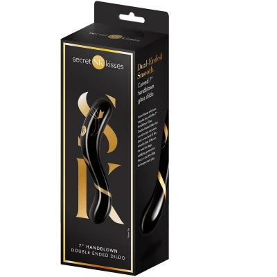 Afbeelding van SECRET KISSES 7 INCH HANDBLOWN DOUBLE ENDED DILDO