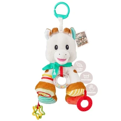 Afbeelding van Sophie de giraf Activiteitenknuffel Grijpspeelgoed Baby speelgoed Kraamcadeau Babyshower cadeau Vanaf 0 maanden 23 cm Wit/Bruin/Meerkleurig Pluche/Kunststof/Rubber