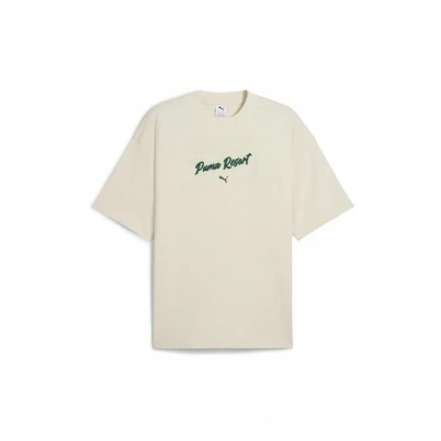 Afbeelding van Puma Graphic Unisex Tshirt print, Maat: Large, Alpine snow