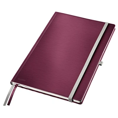 Afbeelding van Leitz Style Notitieboek met Harde Kaft A4 Gelijnd Rood