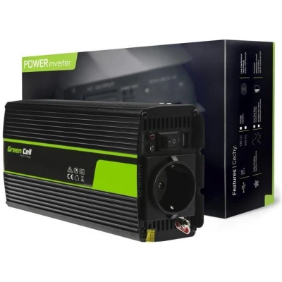 Afbeelding van GREEN CELL 24V Spanning omvormer voor naar 220V/230V, 300W(continu) Gemodificeerde sinusgolf