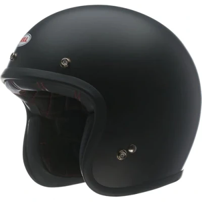 Afbeelding van Bell Custom 500 Matte Black Open Face Helmet XL Maat Helm