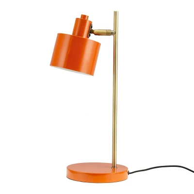 Afbeelding van Ocean tafellamp oranje/messing Oranje