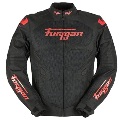 Afbeelding van Furygan Jack Atom vented Evo Black Red XL Maat Jas