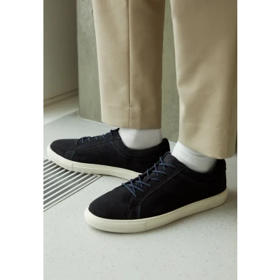 Afbeelding van Jack &amp; Jones Jfwgalaxy Sneakers laag, Heren, Maat: 40, Navy blazer Veloursleer