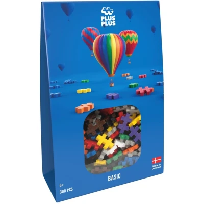 Afbeelding van Plus Basic Constructiespeelgoed Set Met Bouwstenen 300 Delige Bouwset Bouwspeelgoed Vanaf 5 Jaar