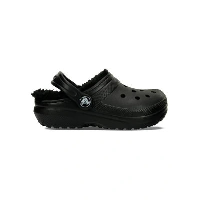 Afbeelding van Crocs Classic Lined Clog T Kinderen Clogs Zwart/Zwart Maat 20/21