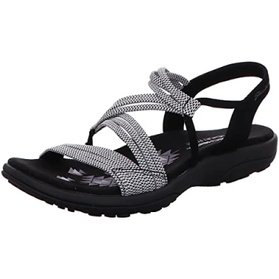 Afbeelding van Skechers Reggae Slim Skech Appeal dames sandalen Zwart Extra comfort Memory Foam Maat 41