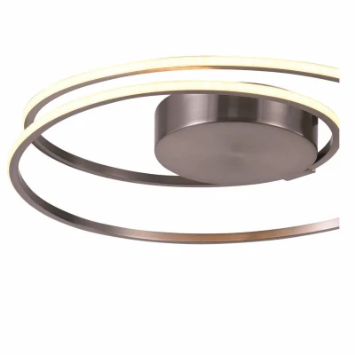 Afbeelding van Ophelia LED plafondlamp rond rvs 3 step dimbaar Modern Freelight 2 jaar garantie