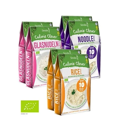 Image de Shirataki Slendier pâtes de konjac biologique paque d&#039;asie 6 x 400 g