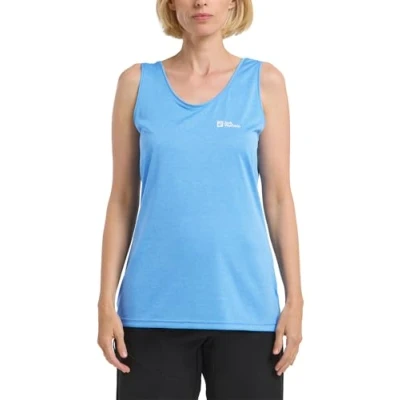 Afbeelding van Jack Wolfskin Crosstrail TANK Top, Dames, Maat: Large, Mid blue