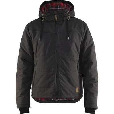 Image de Veste hiver gris foncé épaules renforcées