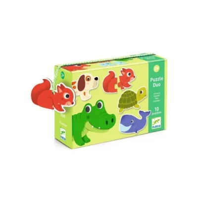 Afbeelding van Djeco puzzel duo dieren 10x2st