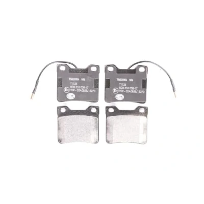 Afbeelding van HELLA 8DB 355 008 171 Remblokkenset Met slijtage waarschuwingscontact MERCEDES BENZ: Vito Minibus, Van, PEUGEOT: 406 Coupe, 605 Saloon