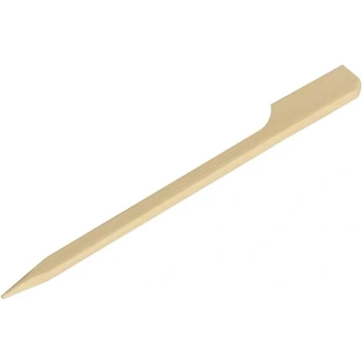 Afbeelding van Fiesta Green biologisch afbreekbare bamboeprikkers peddelvorm 9cm
