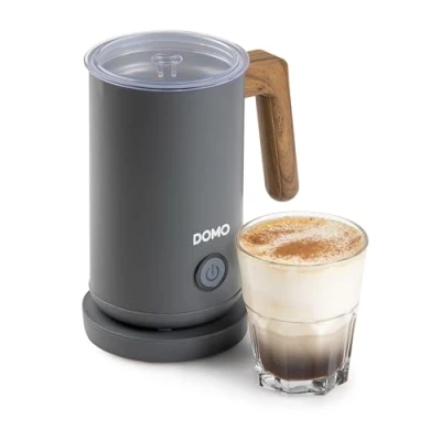 Afbeelding van DOMO DO745MF &quot;Wood You&quot; melkopschuimer mat grijs 500 watt