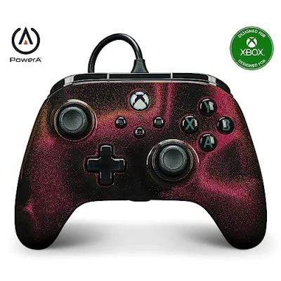 Afbeelding van PowerA Advantage controller met kabel voor de Xbox Series XS Sparkle