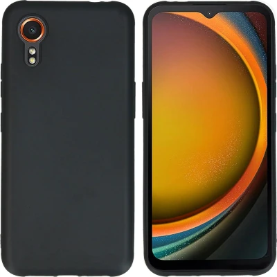 Afbeelding van iMoshion Hoesje Geschikt voor Samsung Galaxy Xcover 7 Siliconen Color Backcover Zwart
