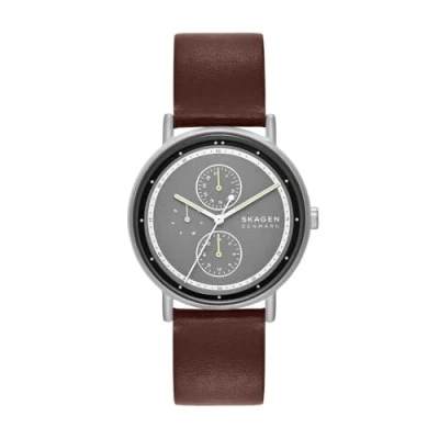 Afbeelding van Skagen Montre Homme Quartz Analogique Bracelet Cuir SKW6941