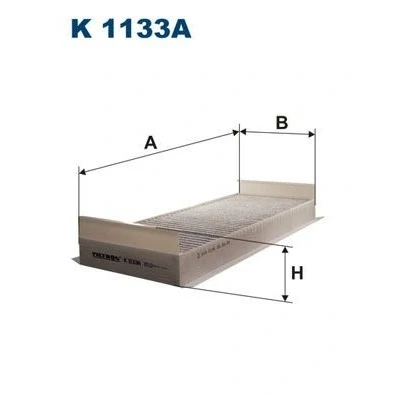 Afbeelding van FILTRON K 1133A Interieurfilter Carbon filter 468 183 70