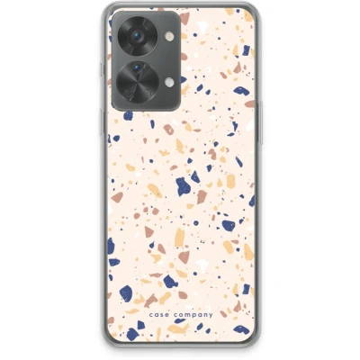 Afbeelding van Case Company® hoesje geschikt voor OnePlus Nord 2T Terrazzo N23 Soft Cover Telefoonhoesje Bescherming aan alle Kanten en Schermrand