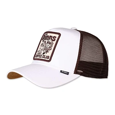 Afbeelding van Djinns Trucker Cap Mesh Cap, HFT koffie wit #30245