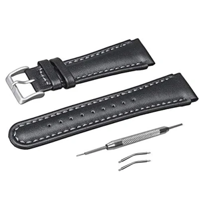 Afbeelding van Suunto X Lander reserveband voor Lander, 22 mm, leer, zwart