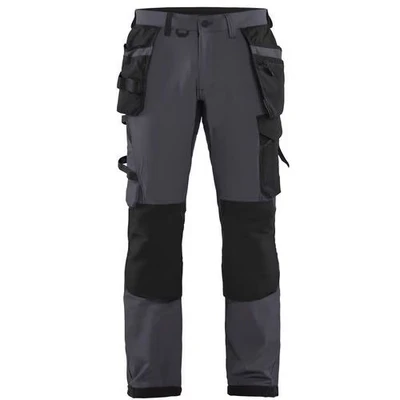 Image de Pantalon artisan stretch 4D gris/noir Blåkläder