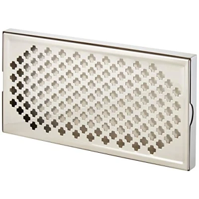Afbeelding van Serveerschaal van roestvrij staal 300 x 150 23 mm