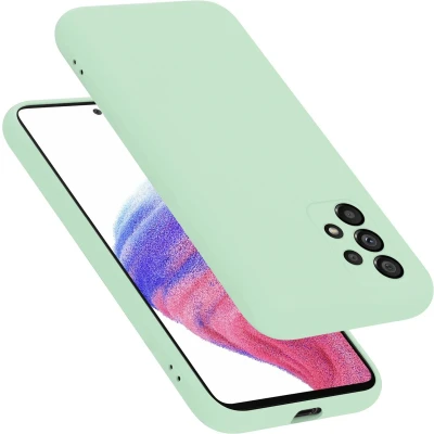 Afbeelding van Cadorabo Hoesje geschikt voor Samsung Galaxy A53 5G in LIQUID LICHT GROEN Beschermhoes gemaakt van flexibel TPU silicone Case Cover
