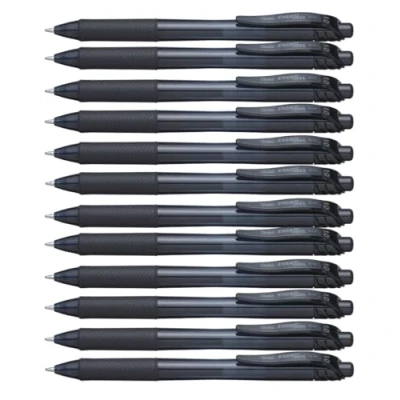 Afbeelding van Pentel EnergelX BL110 gelroller, intrekbaar, 1 mm, zwart, 12 stuks