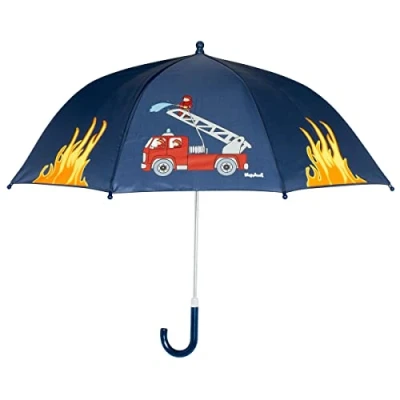 Afbeelding van Playshoes Paraplu Brandweer Donkerblauw maat Onesize