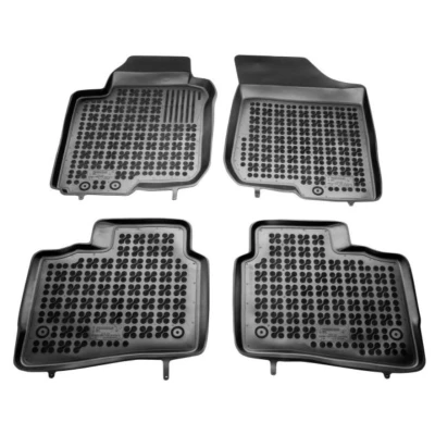 Afbeelding van REZAW PLAST 201605 Vloermatset Rubber voor en achter Zwart KIA: cee‘d I Hatchback, HYUNDAI: i30 Hatchback