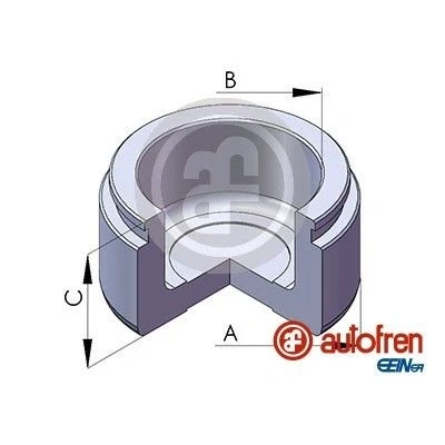 Afbeelding van AUTOFREN SEINSA D025601 Zuiger, remklauw 57 Vooras BOSCH