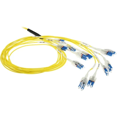 Afbeelding van ACT DC5553 Singlemode 50/125 OS2 Prefab Glasvezelkabel 24F LC Polarity Twist 15 meter