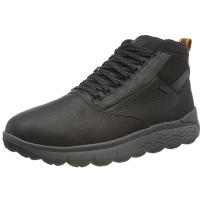 Afbeelding van Geox Spherica Braun Sneakers hoog Braun, Heren, Maat: 44, Leer