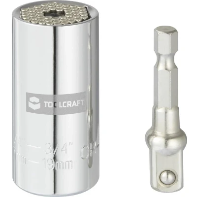 Afbeelding van TOOLCRAFT TO 7273935 Dopsleutel bitinzet 1/4 (6.3 mm), 3/4