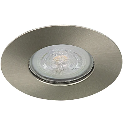 Afbeelding van IP65 LED inbouwspot Narin Rond RVS Look Sceneswitch Dimbaar 5W Philips