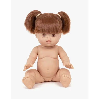 Afbeelding van Minikane babypop meisje met slaapoogjes raphaëlle 34 cm