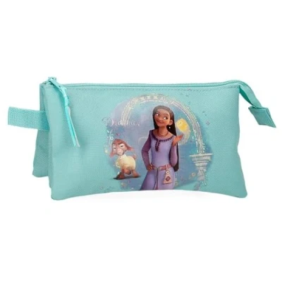 Afbeelding van Joumma Disney Wish Dreamer Pennenetui, drievoudig, Blauw, 22 x 12 5 cm, polyester, 1,32 l, Talla única, drievoudige etui, Drievoudig etui