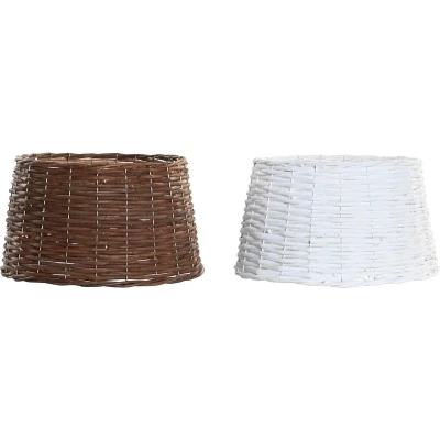 Afbeelding van Kerstboomrok DKD Home Decor vlechtwerk (39 x 39 22 cm) (2 Stuks)