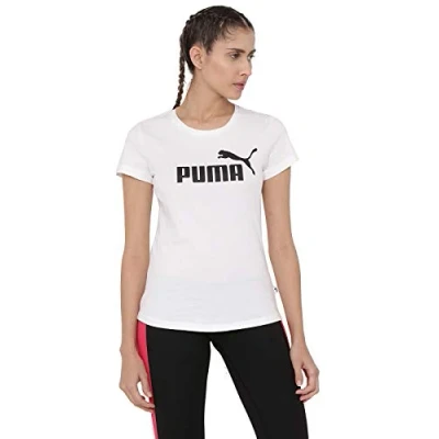 Afbeelding van Puma ESS Logo Tee Shirt Dames White