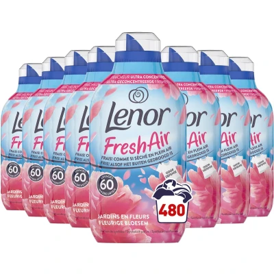 Afbeelding van Lenor Wasverzachter Fresh Air Bloesem 60 Wasbeurten 840 ml