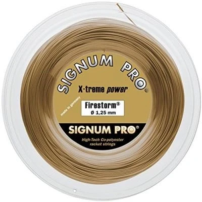 Image de Signum pro firestorm bobine cordage de tennis or 1,20 mm x 200 m